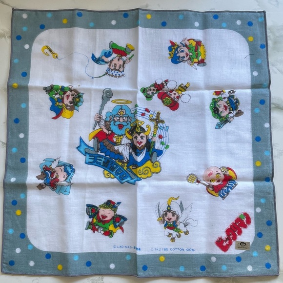 Vintage Super Bikkuriman Handkerchief - Picture 1 of 6